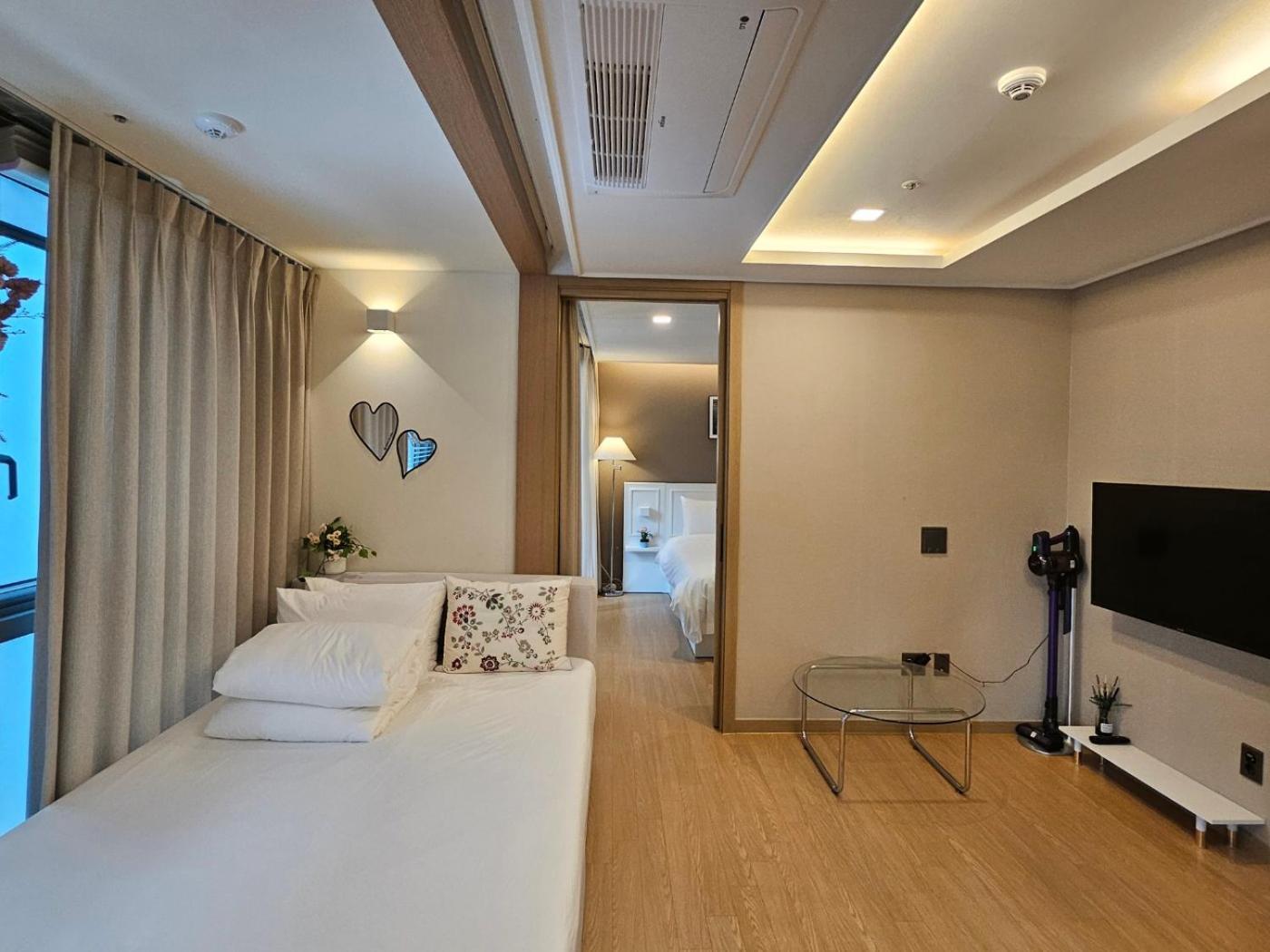 Haeundae Ocean Family Lejlighed Busan Værelse billede